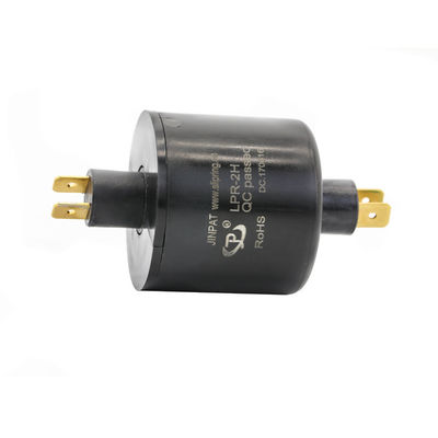 quality  LPR Pin Slip Rings 2 Pin Slip Ring Rounds 25A Loading Capacity Strong Current Long Life factory