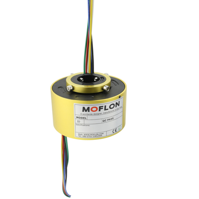 MT2586-P0610-S18 Through Bore Slip Rings ID 25.4mm OD 86mm 18 Rings 5A MT2586-P0610 Rings 10A 6