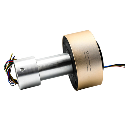 Remote control JP through bore slip ring, hole size 38mm 6 wire 5A precious metal contact through, rotary joint