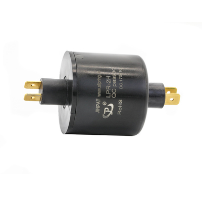 LPR Pin Slip Rings 2 Pin Slip Ring Rounds 25A Loading Capacity Strong Current Long Life