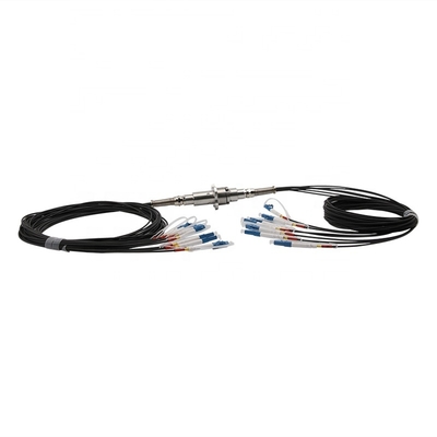 JINPAT slip ring, newly fiber optic rotary joint, 300rpm IP65 or IP67 LPFO-07N-A